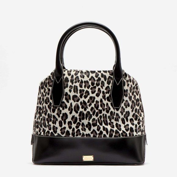 Frances Valentine Kate Spade Abby Tote Haircalf Snow Leopard MSRP $678 NEW - Picture 1 of 8